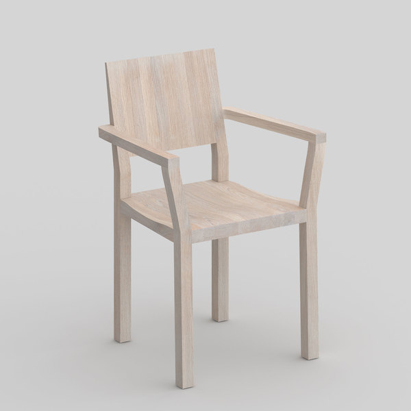 Solid Wood Armchair TAU-A cam1 custom made in solid wood by vitamin design