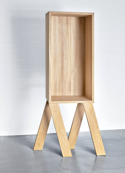 Solid Wood Shelf GO RW 0090a1 custom made in solid wood by vitamin design