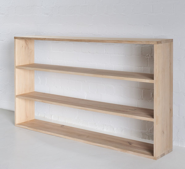 Wooden Shelf MENA 1 custom made in solid wood by vitamin design