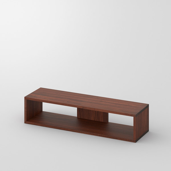 TV Shelf MENA TV cam1 custom made in solid wood by vitamin design