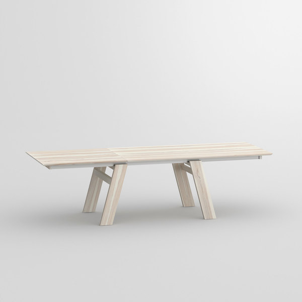 Solid Wood Extendable Table CULTUS BUTTERFLY cam1 custom made in solid wood by vitamin design