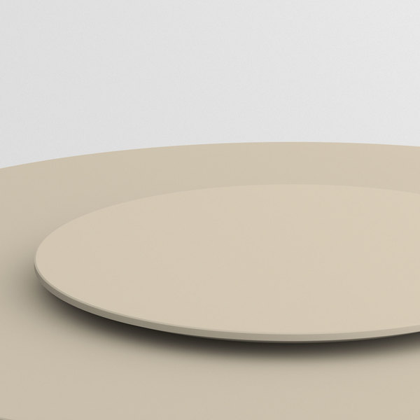Designer Rotating Tray Accessory LAZY-SUZY LINOLEUM cam0 custom made in solid wood by vitamin design