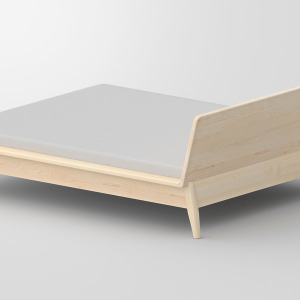 Designer Bed AETAS vitamin-design custom made in solid wood by vitamin design