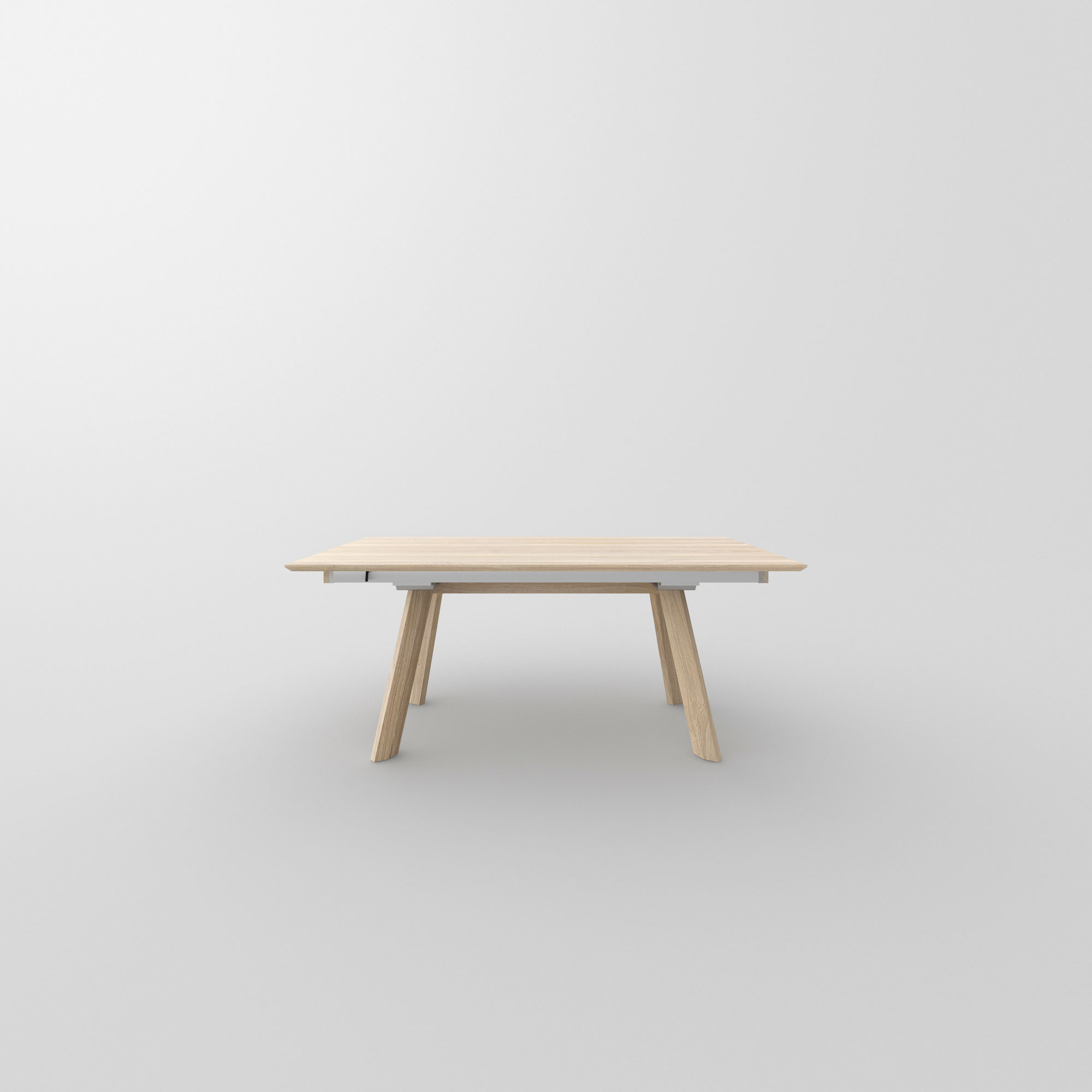 Extendable Designer Table RHOMBI BUTTERFLY cam1 custom made in solid wood by vitamin design