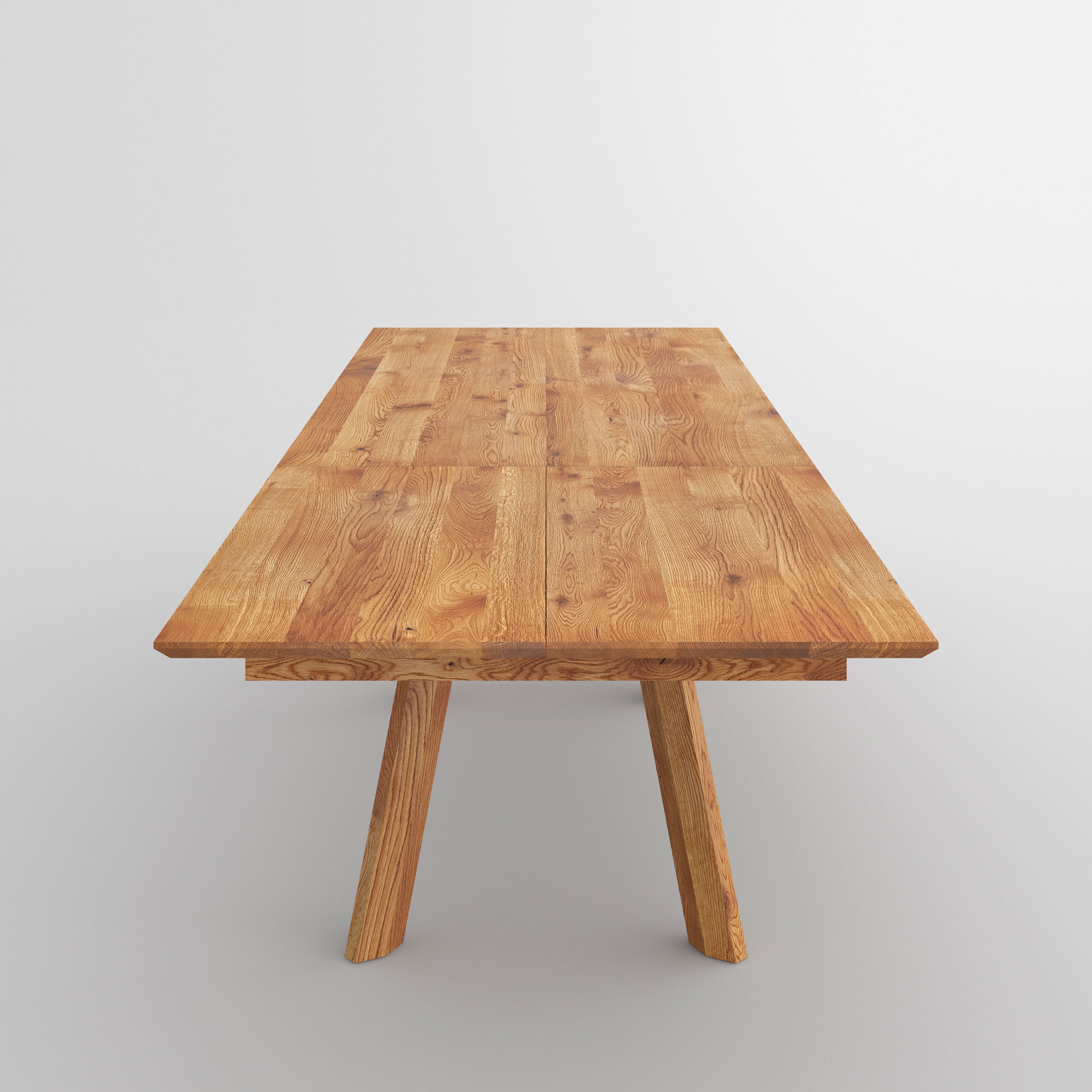 Extendable Designer Table RHOMBI BUTTERFLY cam1 custom made in solid wood by vitamin design