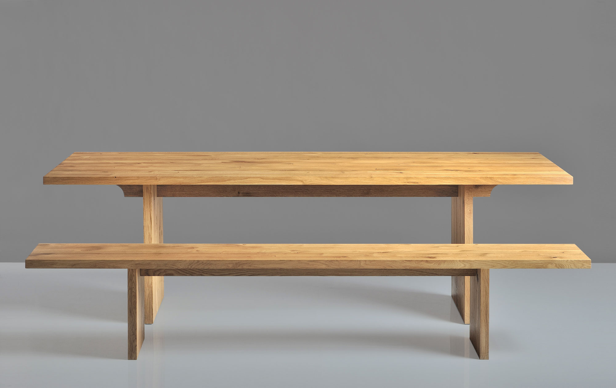 Gable Solid Wood Table SAGA 1422A custom made in solid wood by vitamin design