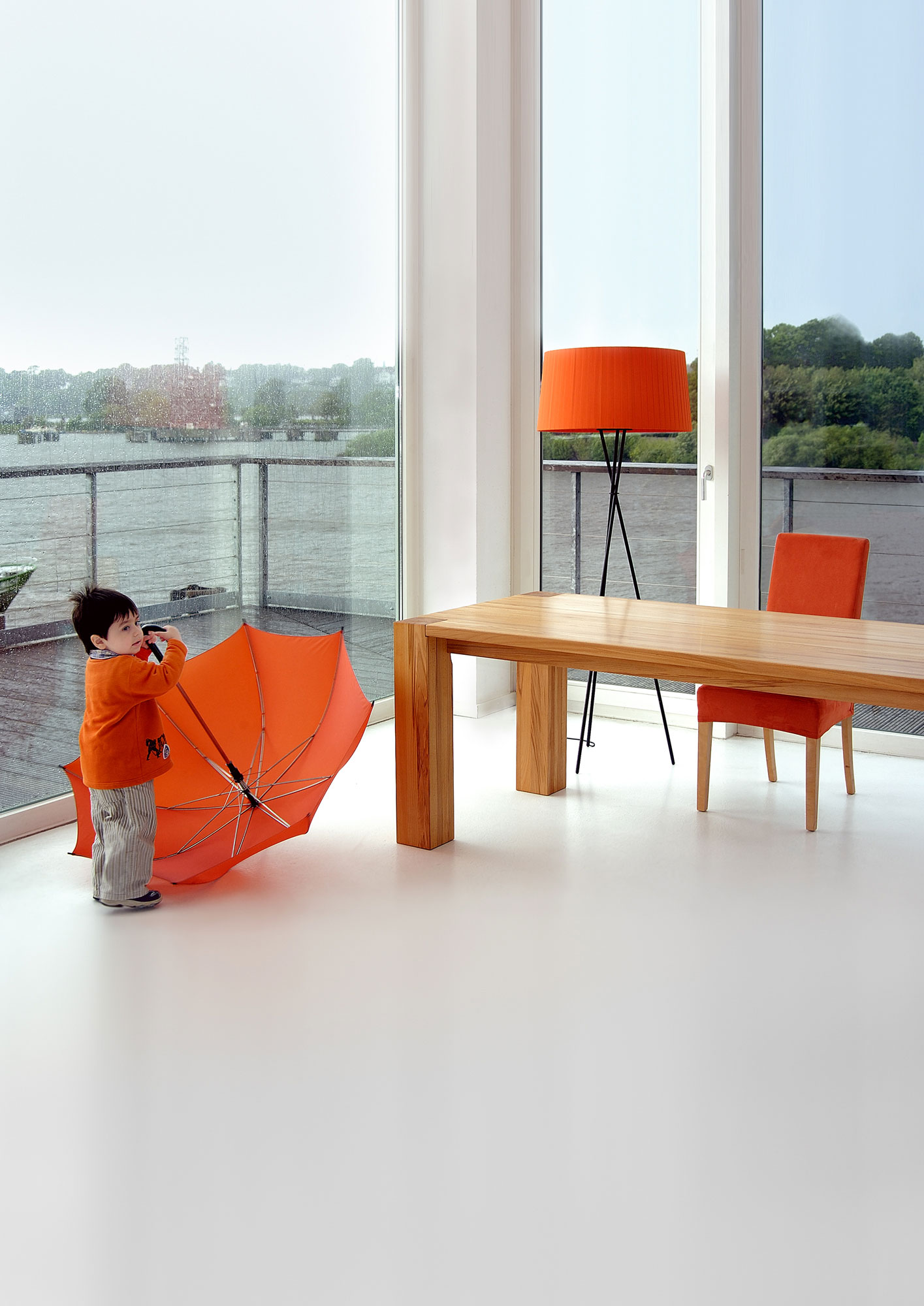 Rustic Solid Wood Table TAURUS 4 B14X14 1958 custom made in solid wood by vitamin design