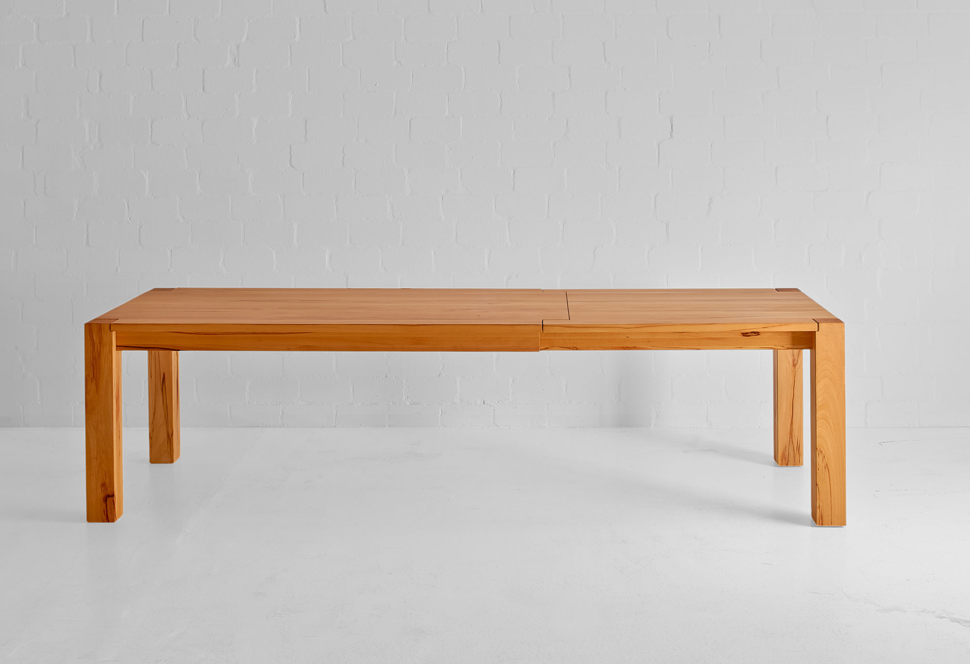 Extendable Rustic Dining Table TAURUS BUTTERFLY work custom made in solid wood by vitamin design