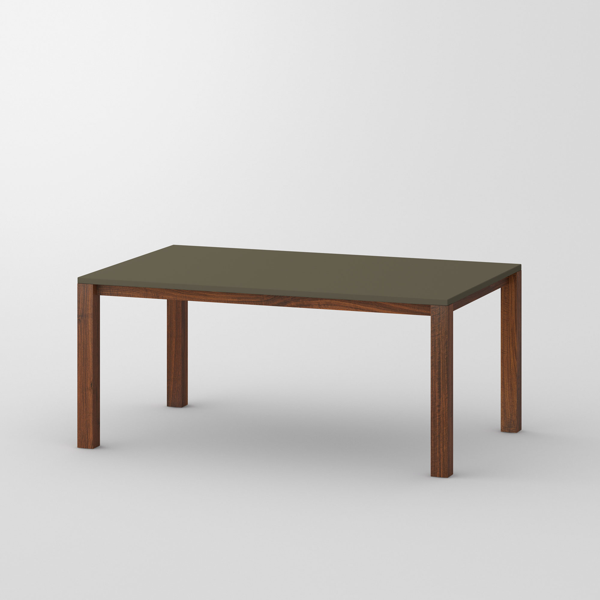 Variable Linoleum Table VARIUS BASIC LINO cam1 custom made in solid wood by vitamin design