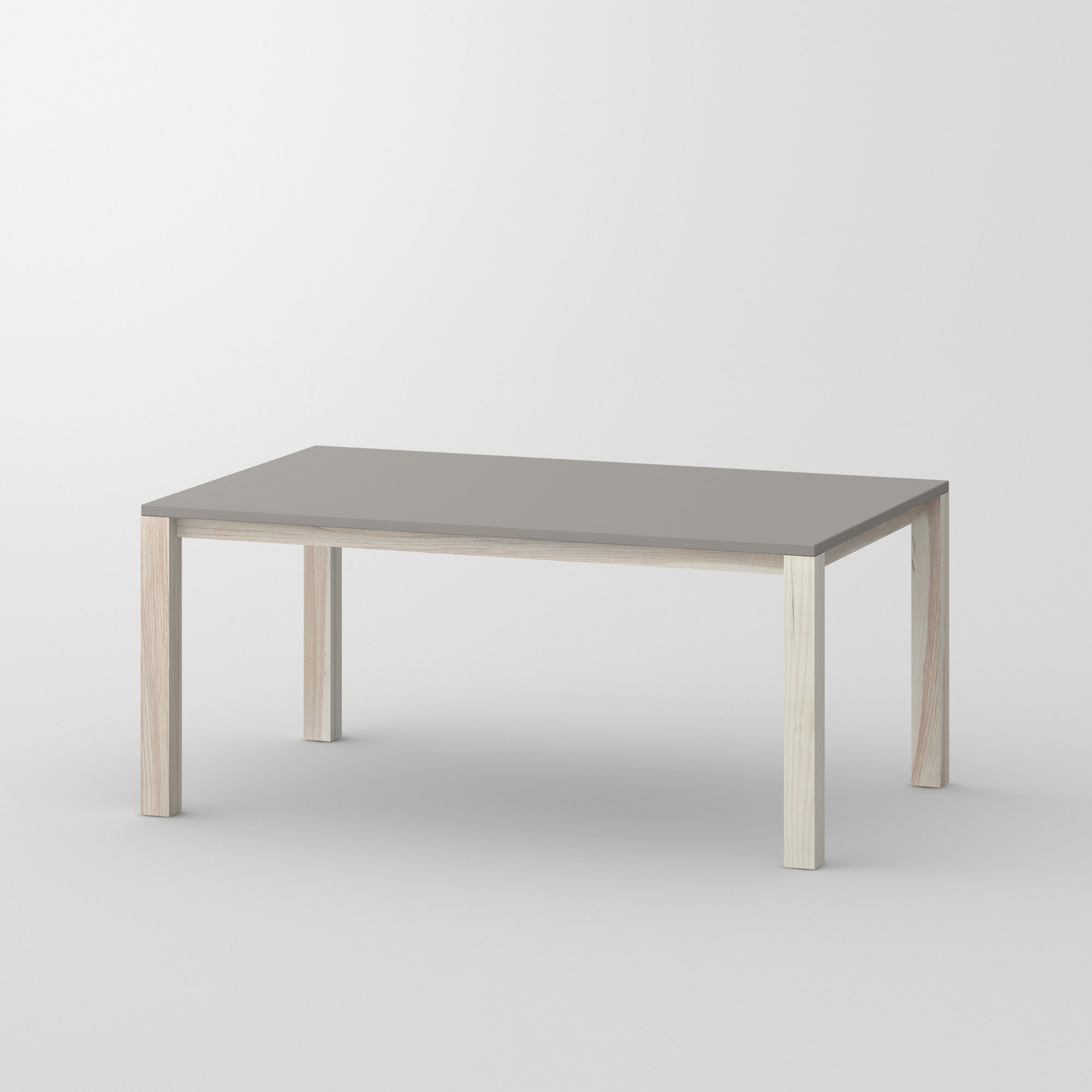 Variable Linoleum Table VARIUS BASIC LINO cam1 custom made in solid wood by vitamin design