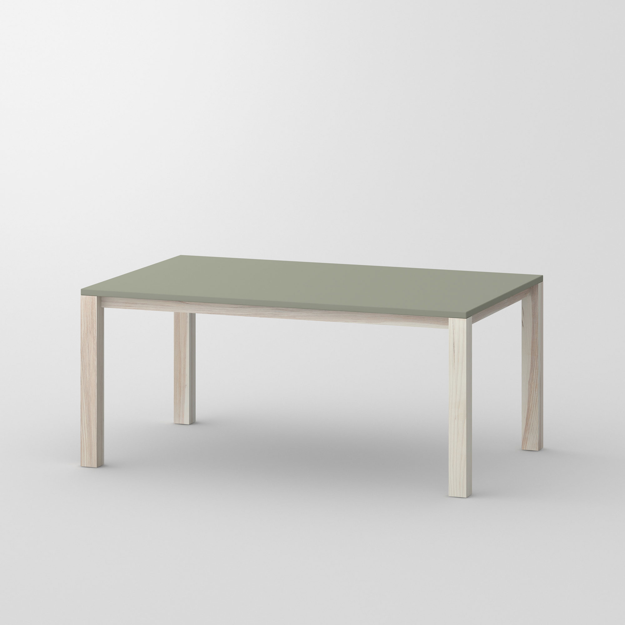 Variable Linoleum Table VARIUS BASIC LINO cam1 custom made in solid wood by vitamin design