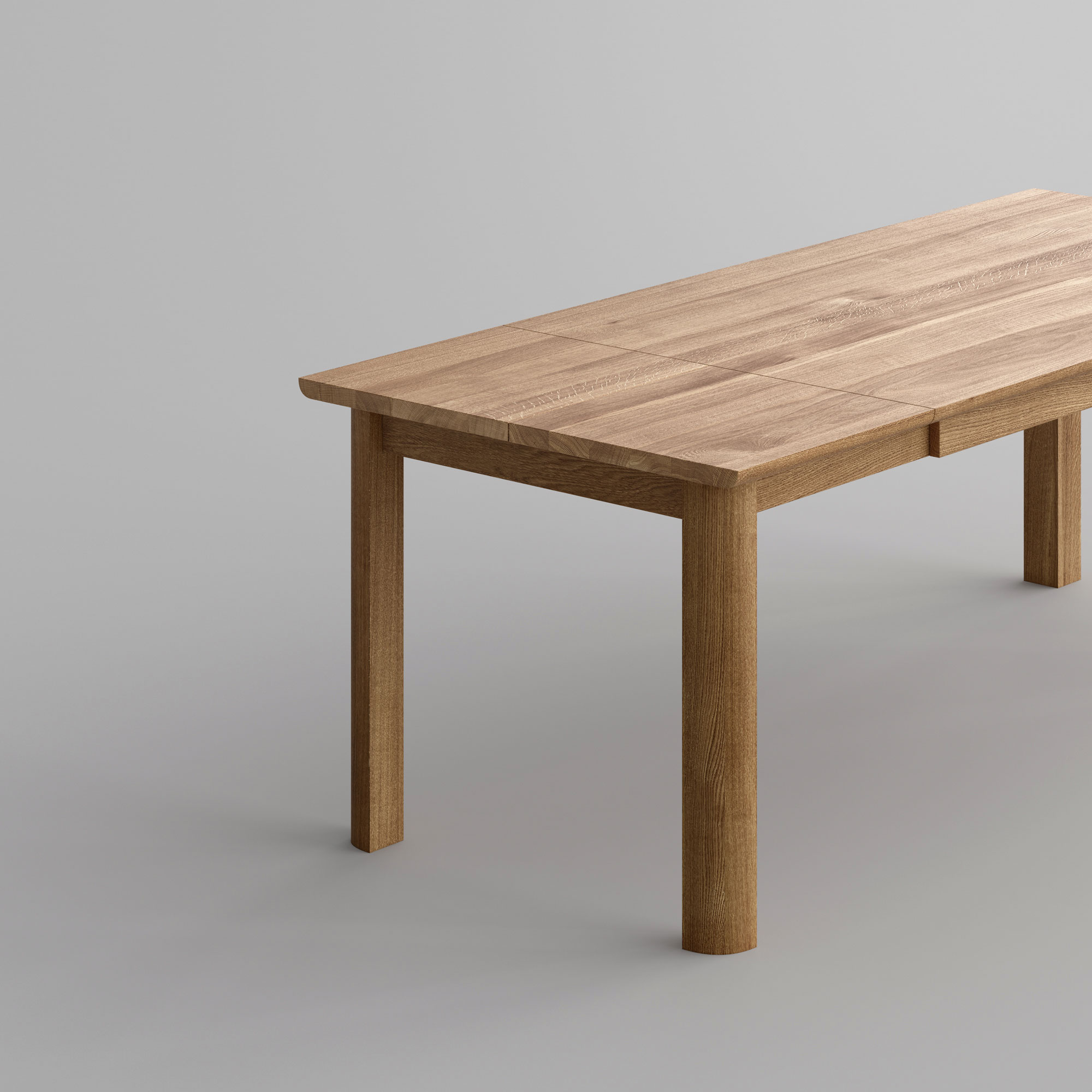 Extendable Dining Table VIVUS BUTTERFLY Cam2-SP1 custom made in solid wood by vitamin design