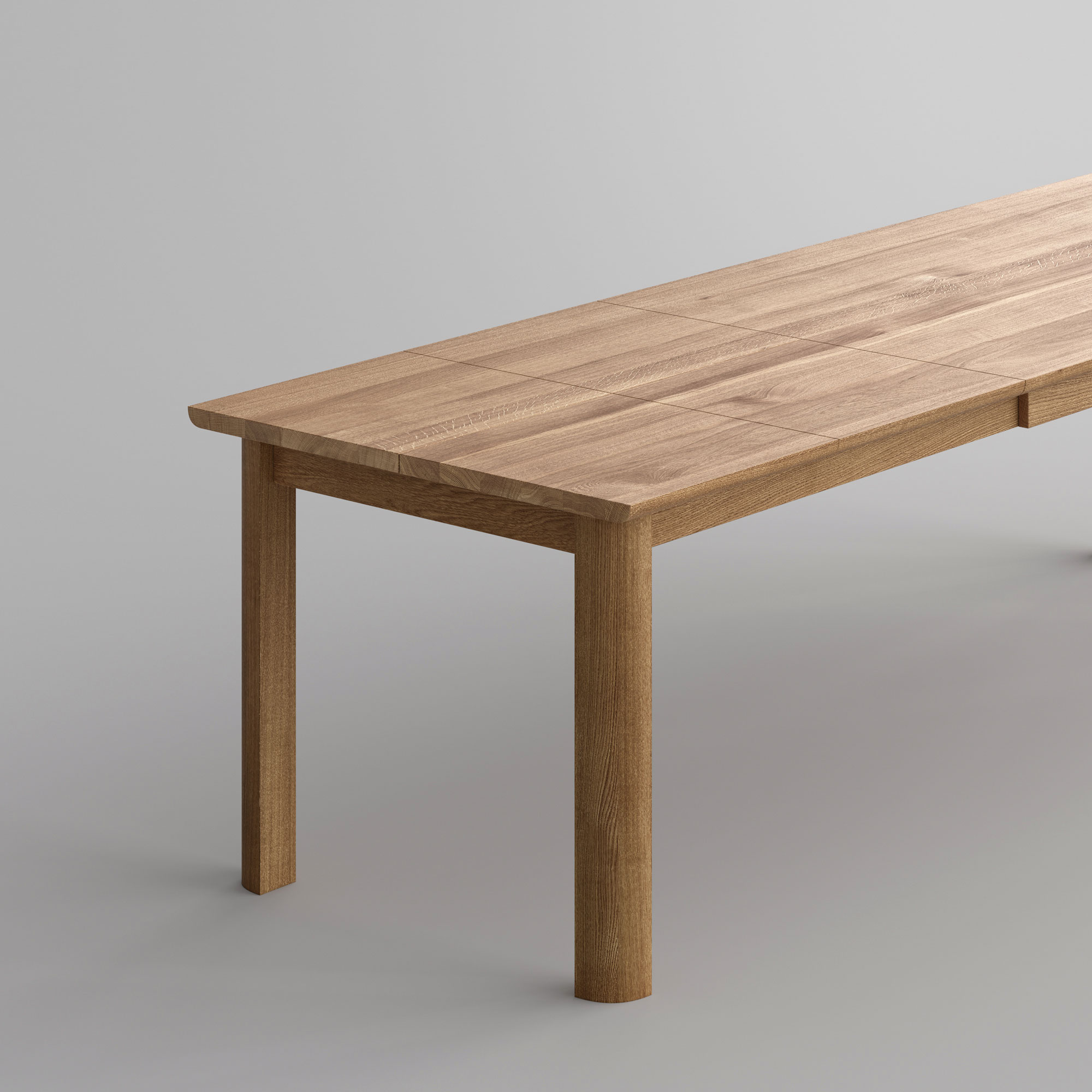 Extendable Dining Table VIVUS BUTTERFLY Cam2-SP2 custom made in solid wood by vitamin design