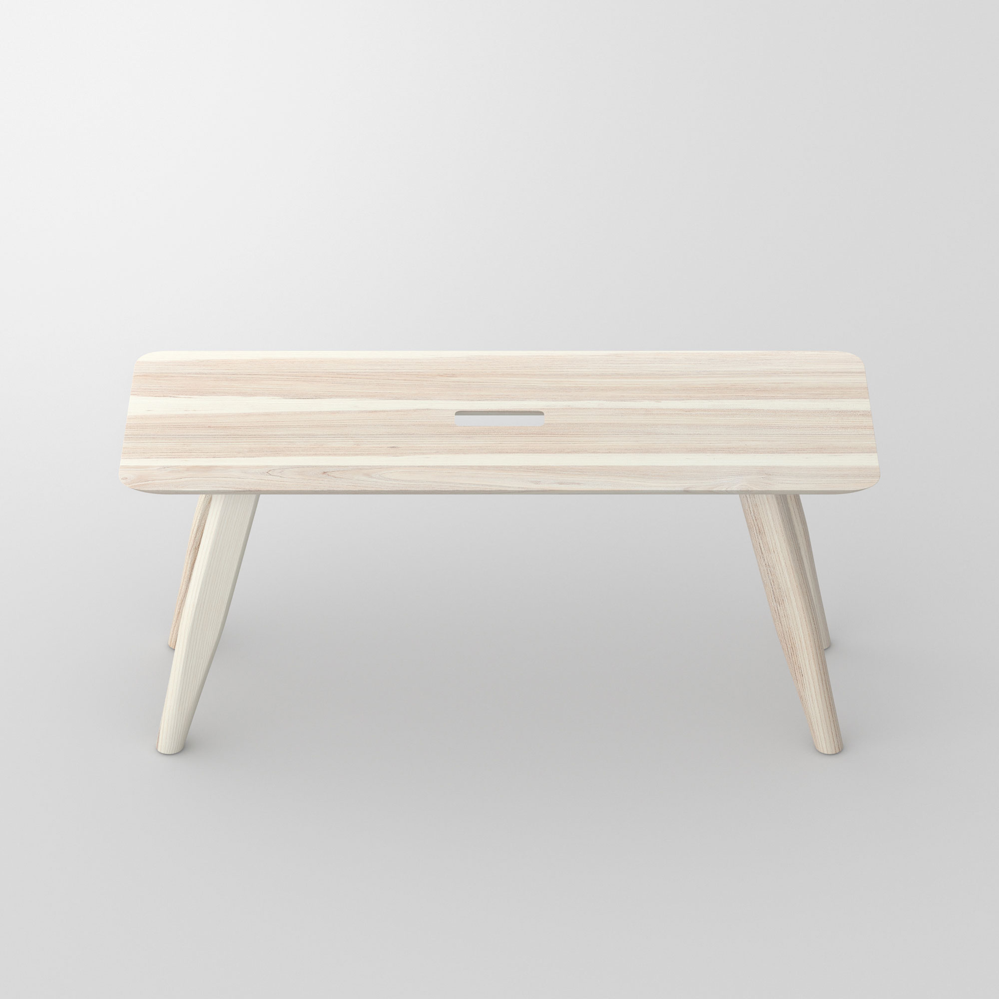 Designer Bench AETAS cam2 custom made in solid wood by vitamin design