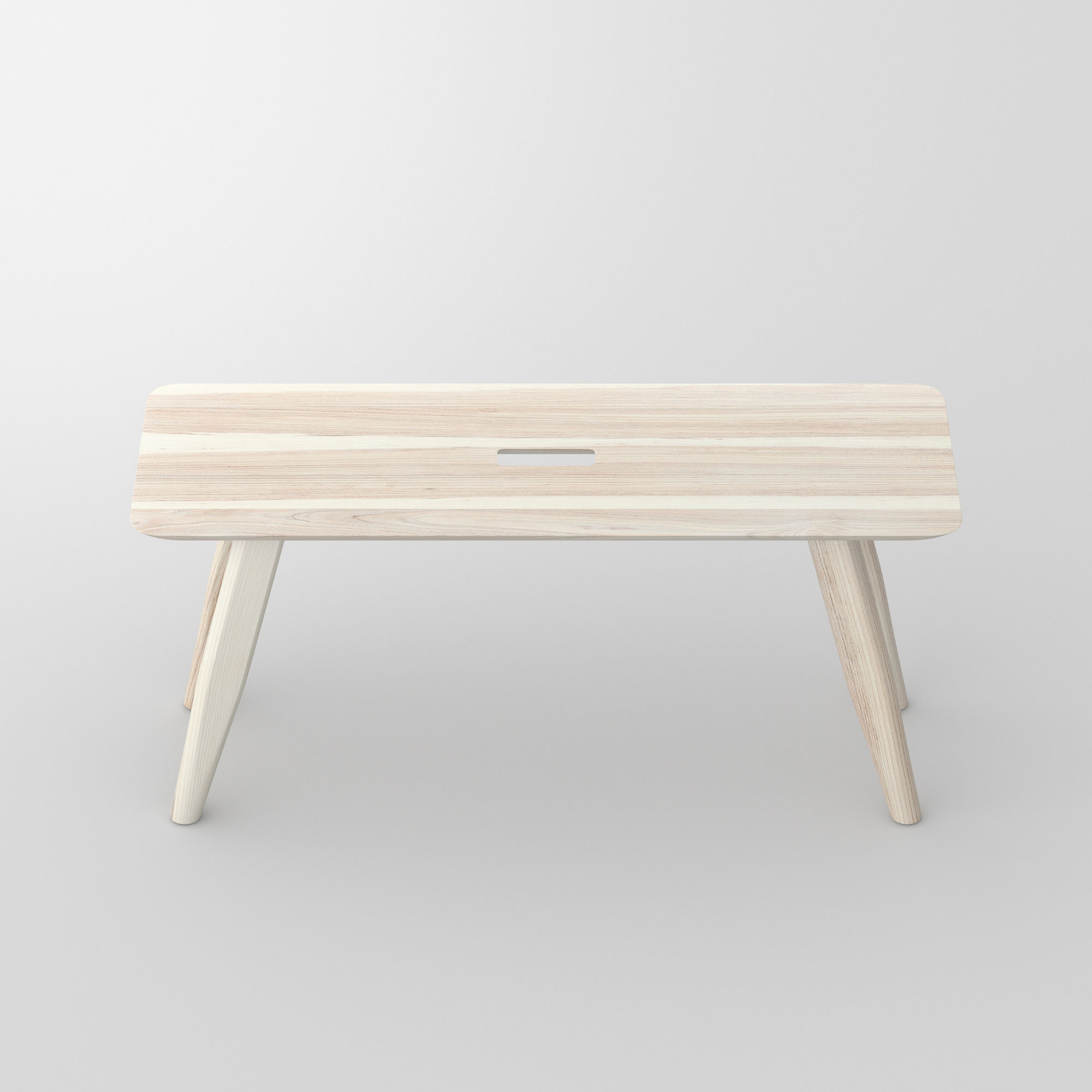 Designer Bench AETAS cam2 custom made in solid wood by vitamin design