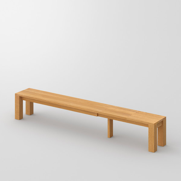 Extendable Bench CUBUS EP 3 cam1 custom made in solid wood by vitamin design