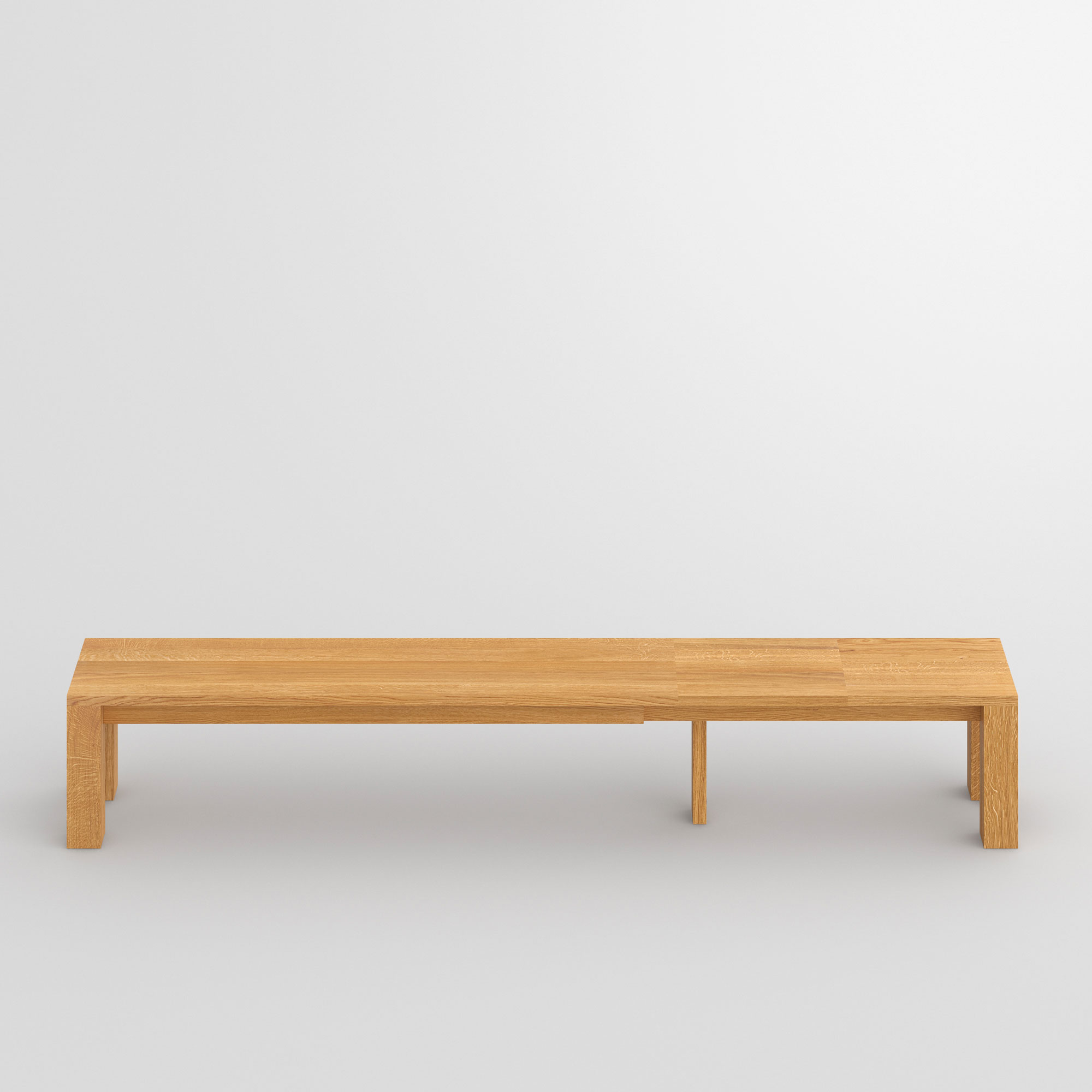 Extendable Bench CUBUS EP 3 cam2 custom made in solid wood by vitamin design