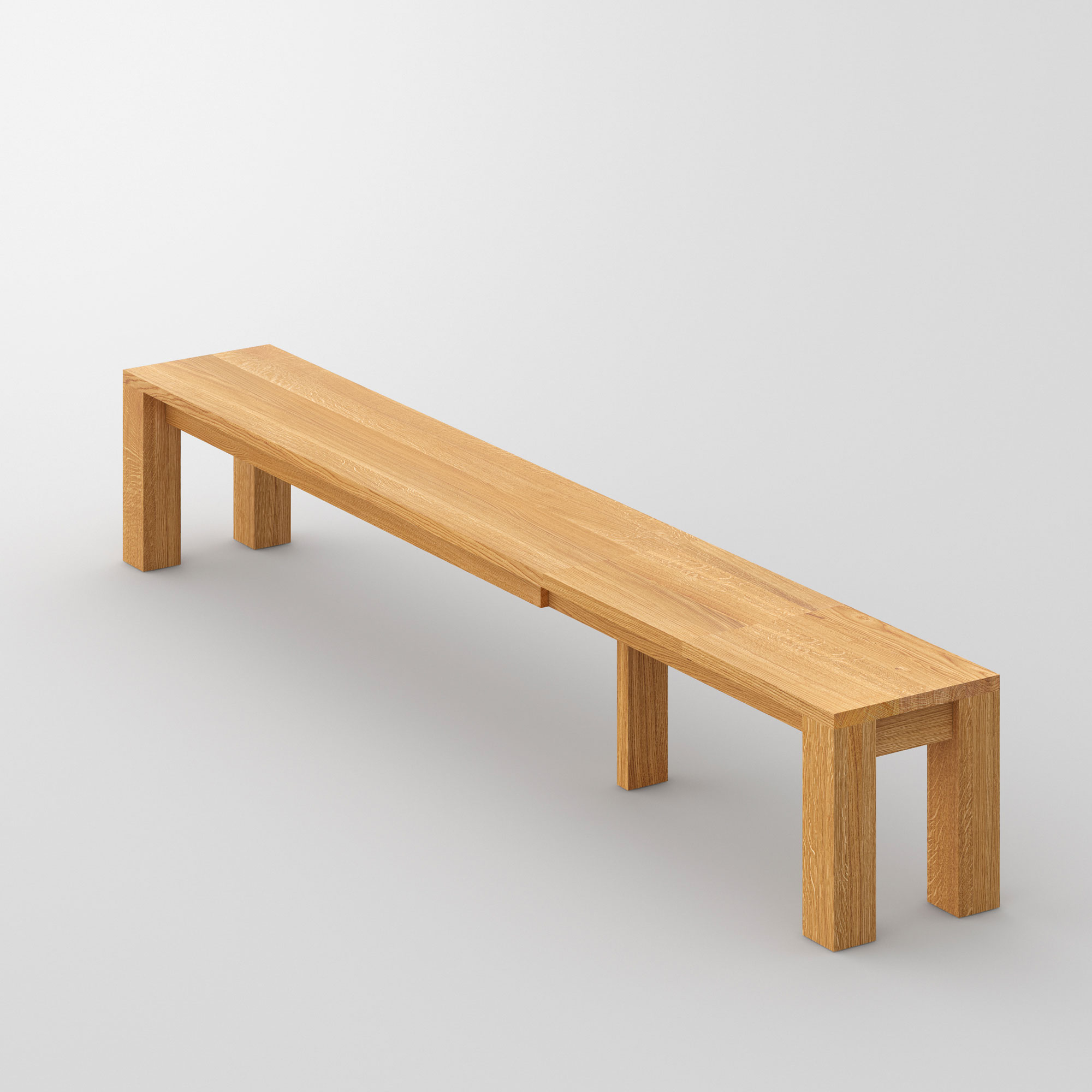 Extendable Bench CUBUS EP 3 cam3 custom made in solid wood by vitamin design