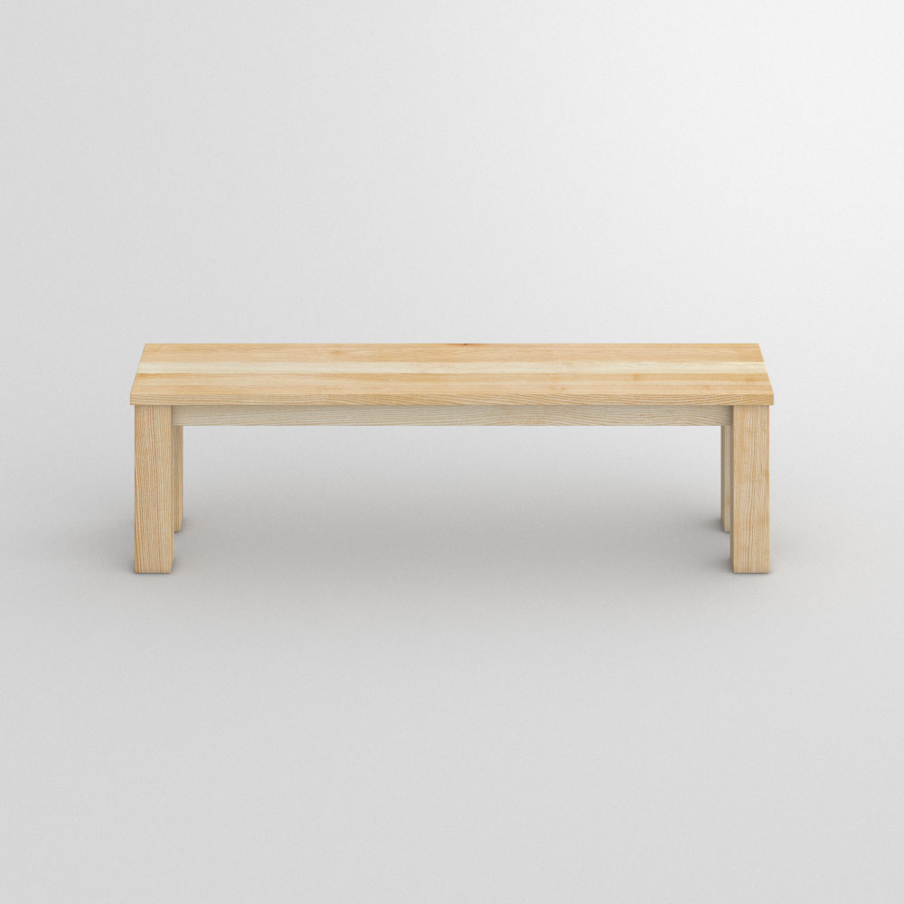 Oak Bench In Solid Wood Forte 3 Vitamin Design