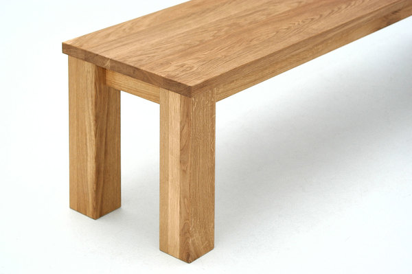 Oak Bench in Solid Wood FORTE 3 0219 custom made in solid wood by vitamin design