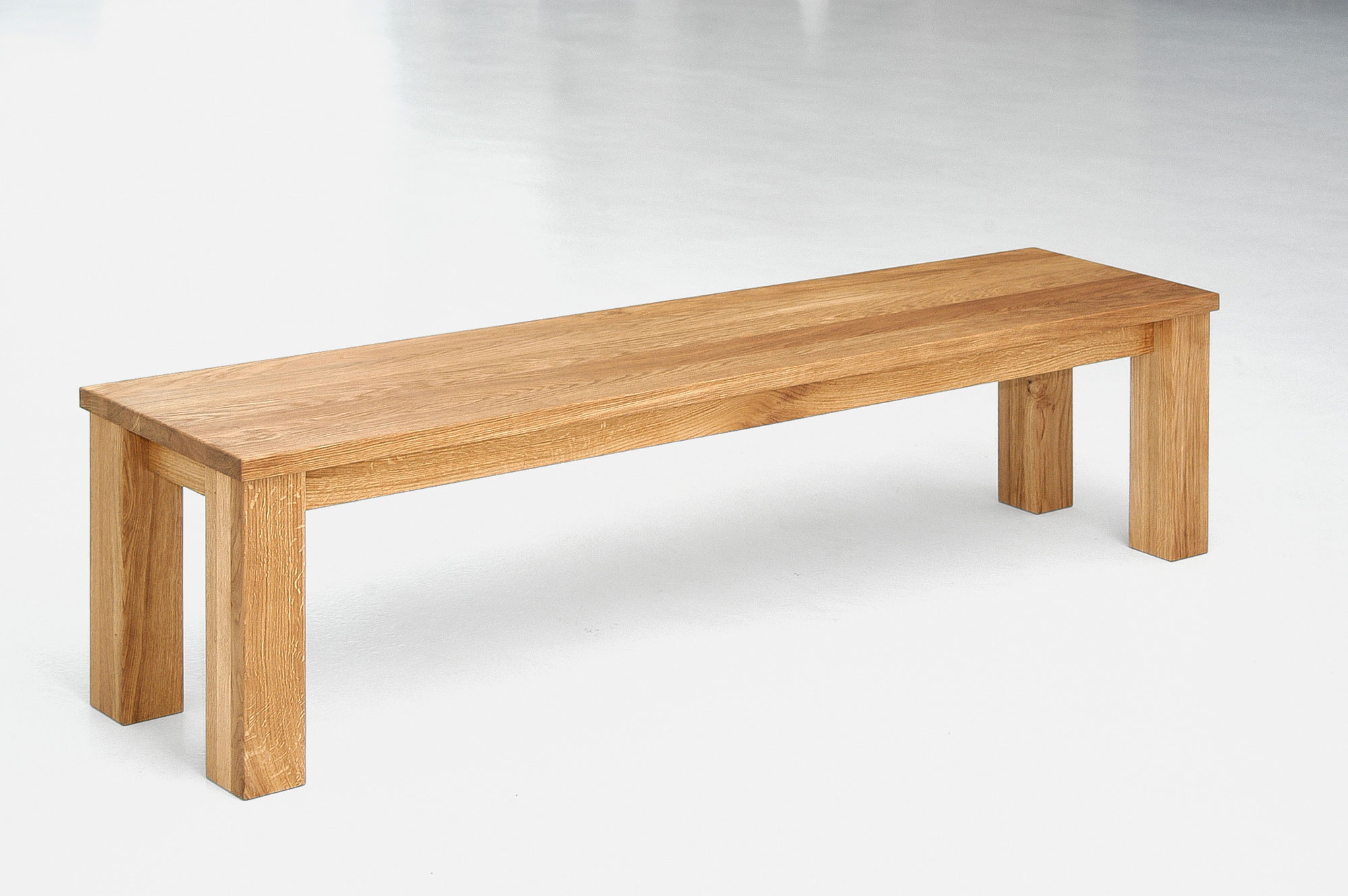 Oak Bench in Solid Wood FORTE 3 0212 custom made in solid wood by vitamin design