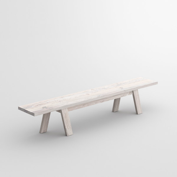 Unique Designer Bench GO cam1 custom made in solid wood by vitamin design