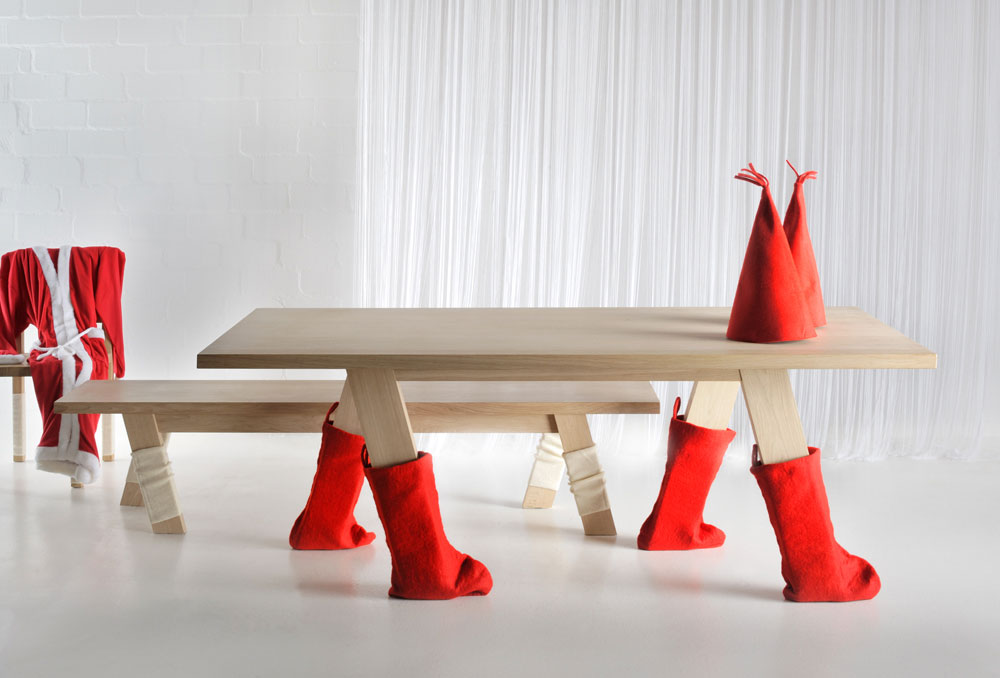Unique Designer Bench GO a custom made in solid wood by vitamin design