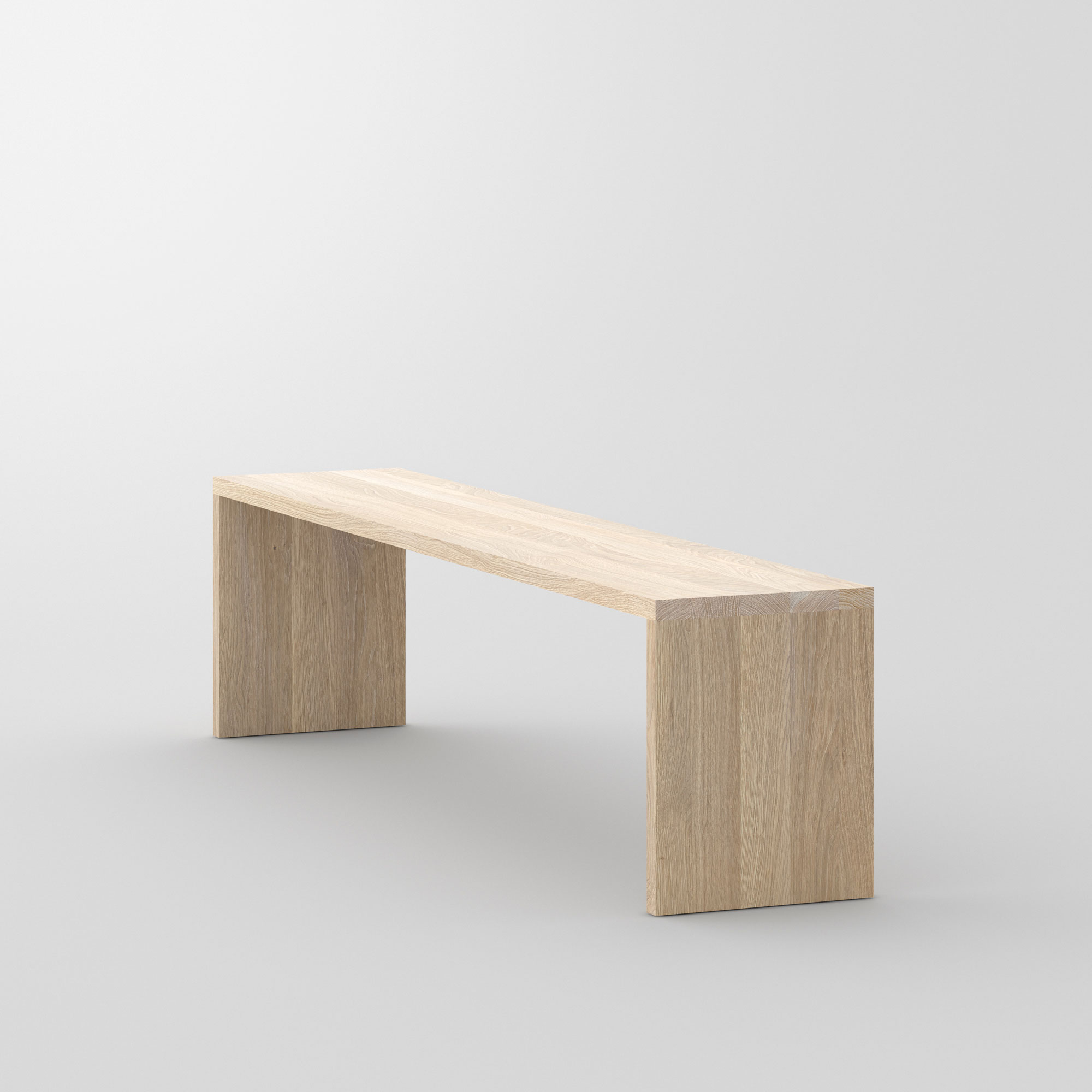 Solid Wood Bench MENA 3 cam3 custom made in solid wood by vitamin design
