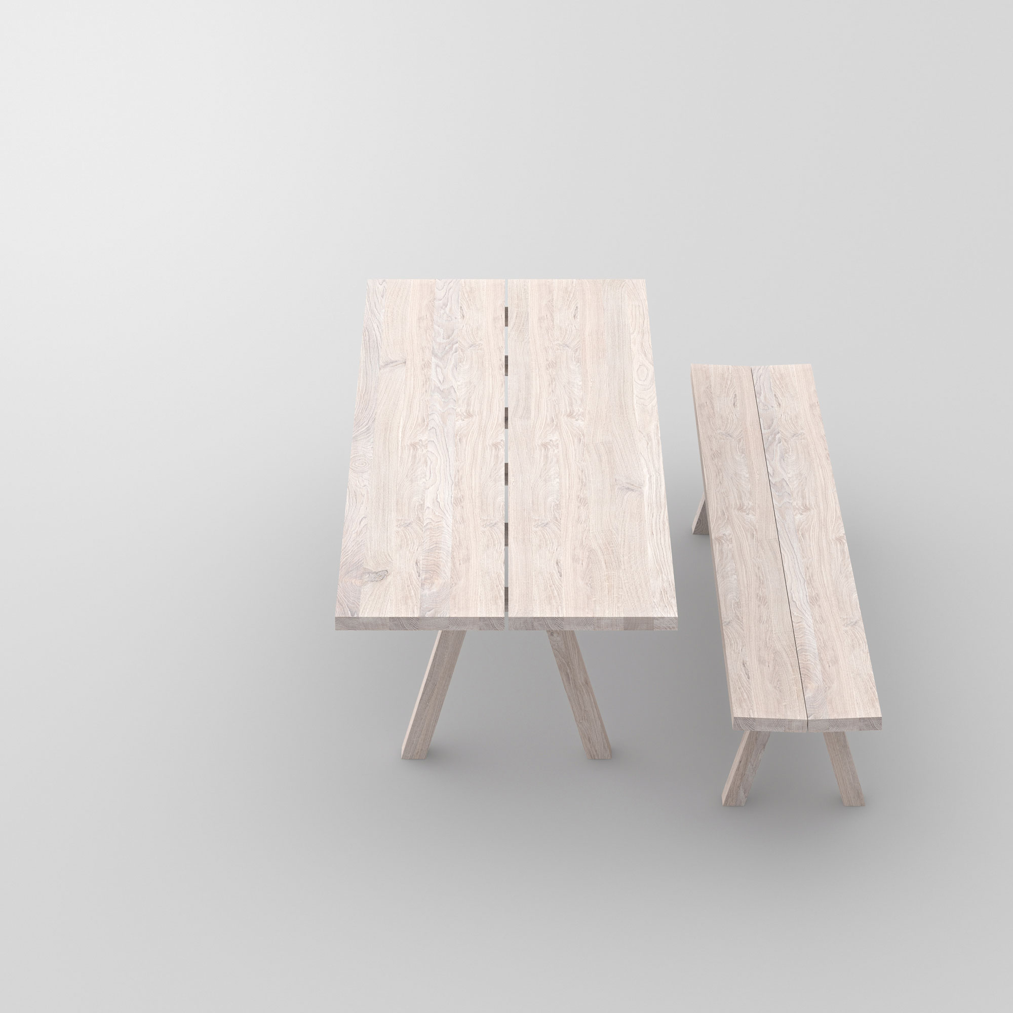 Tree Trunk Bench PAPILIO BASIC cam4 custom made in solid wood by vitamin design