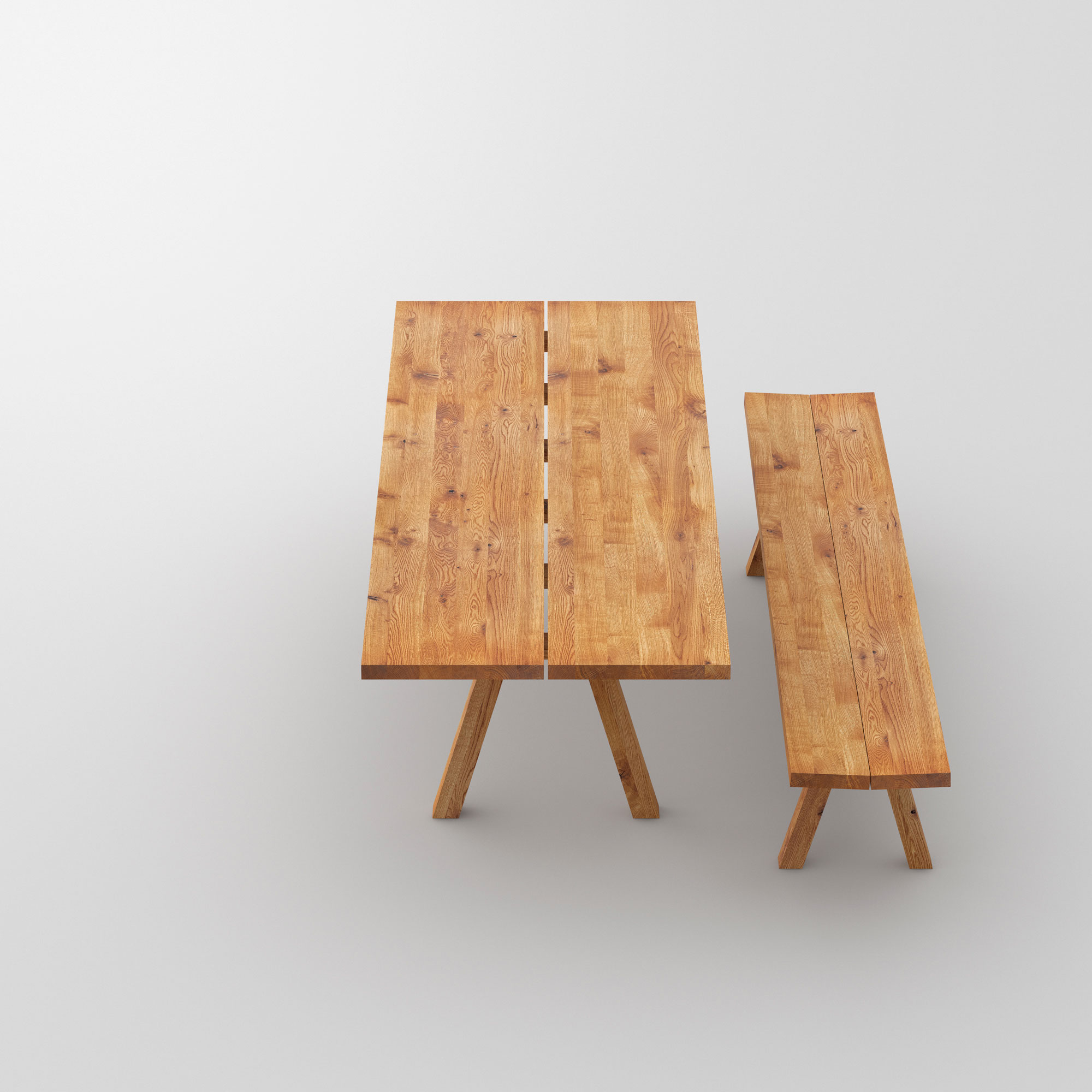 Tree Trunk Bench PAPILIO BASIC cam4 custom made in solid wood by vitamin design