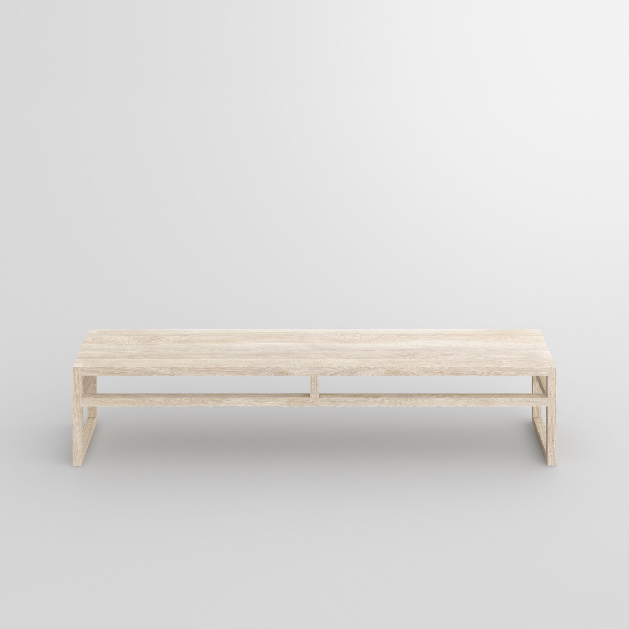 Dining Room Wood Bench SENA cam3 custom made in solid wood by vitamin design