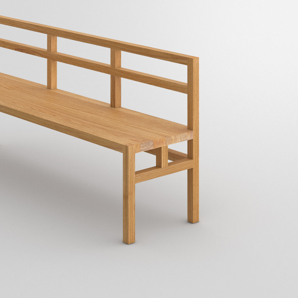 Bench with Backrest SENA RL | vitamin design