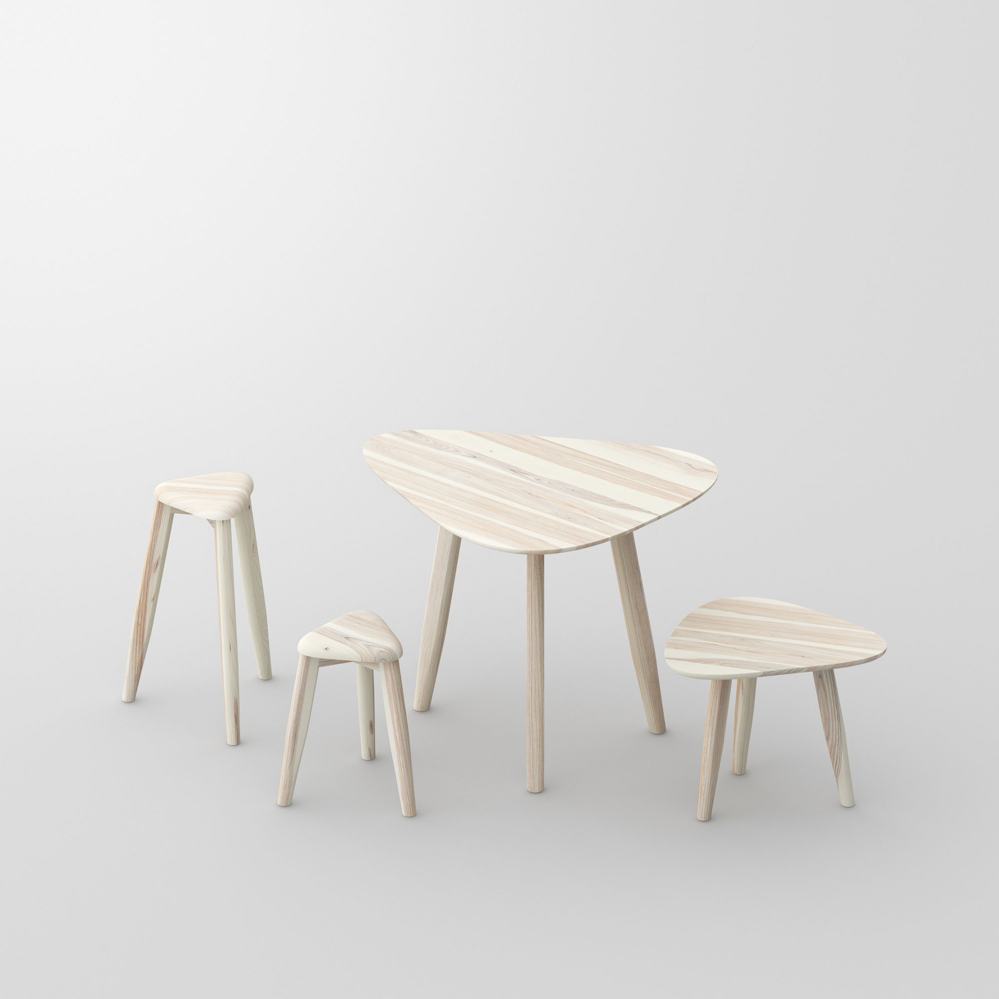 Designer Coffee Table AETAS SPACE vitamin-design custom made in solid wood by vitamin design