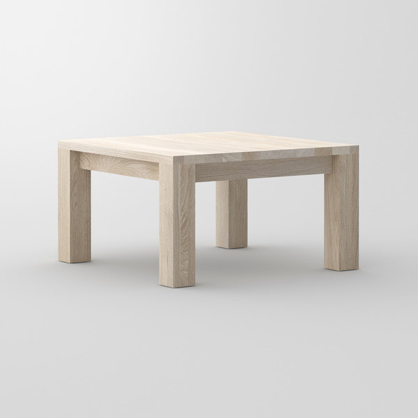 Coffee Table in Oak CUBUS cam3 custom made in solid wood by vitamin design