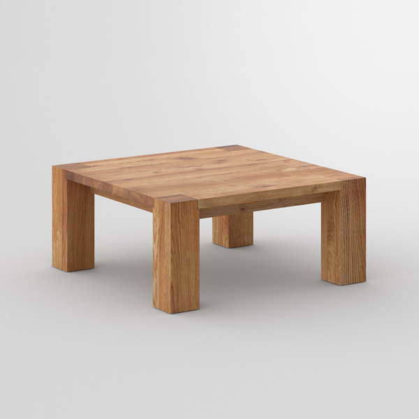 Solid Wood Coffee Table TAURUS 4 B14X14 cam2 custom made in solid wood by vitamin design
