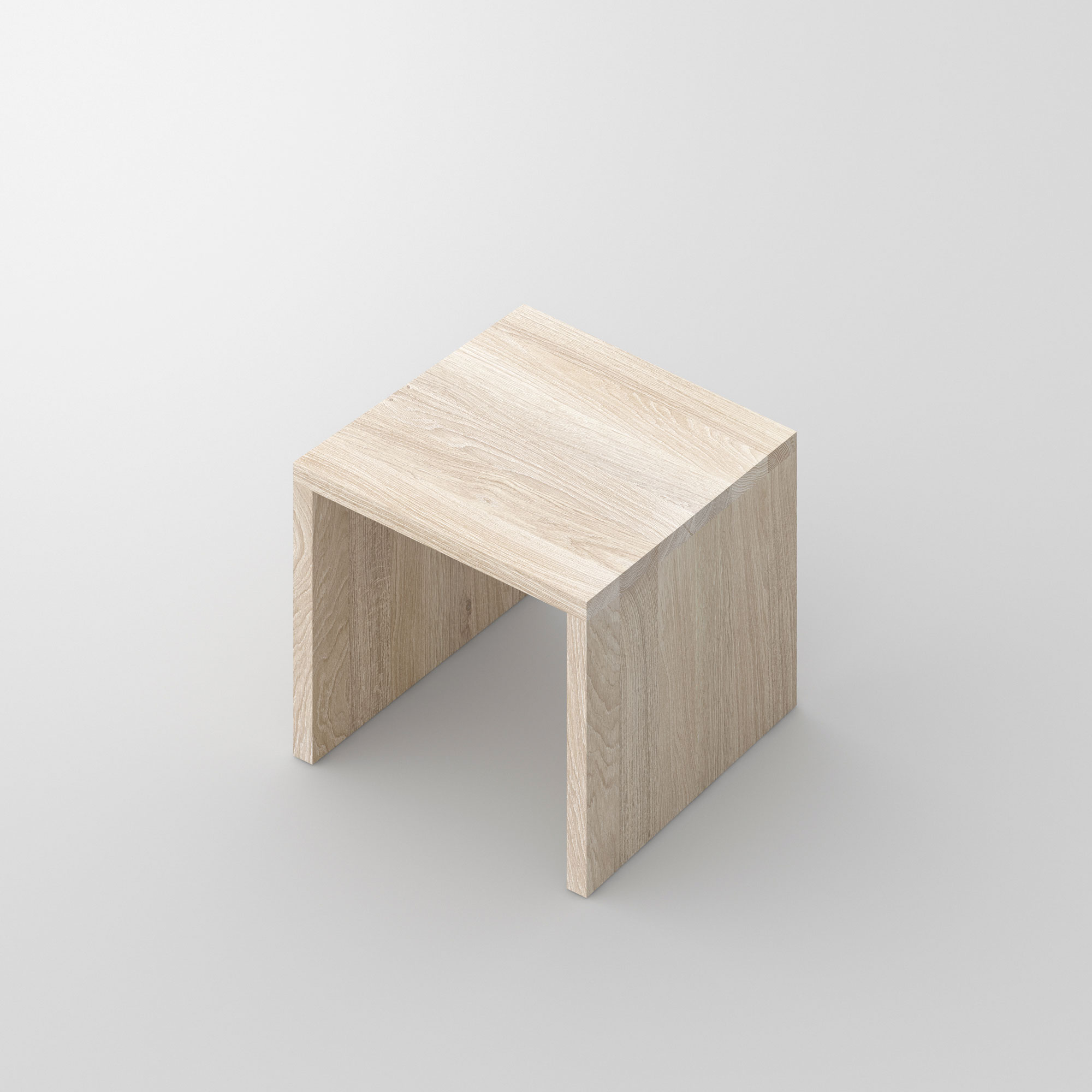 Multifunctional Wood Stool MENA 3 cam3 custom made in solid wood by vitamin design