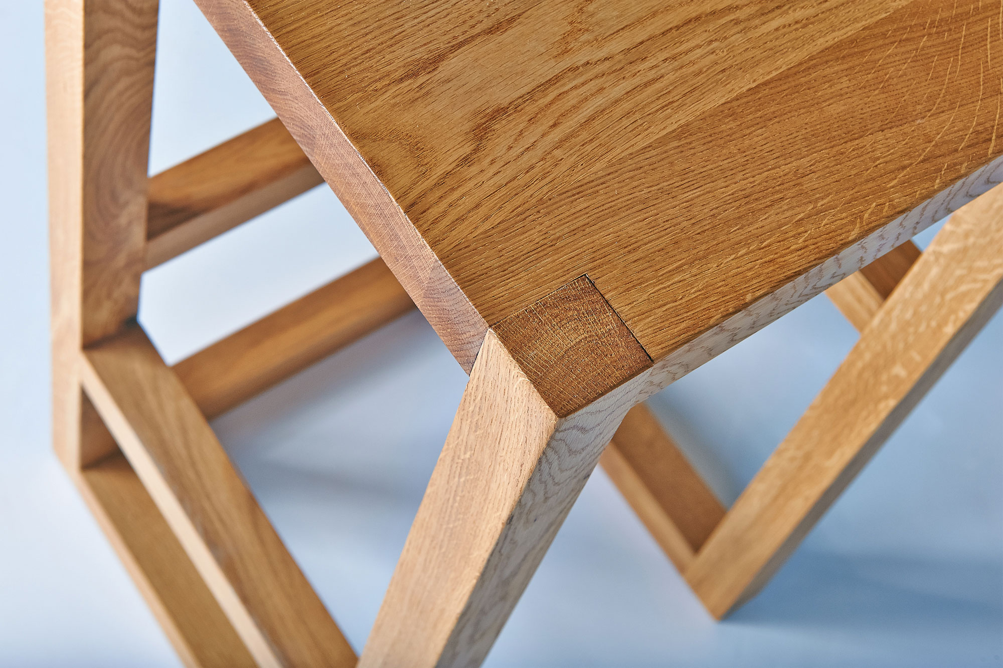 Bar Stool Solid Wood STEP VDC9354 custom made in solid wood by vitamin design