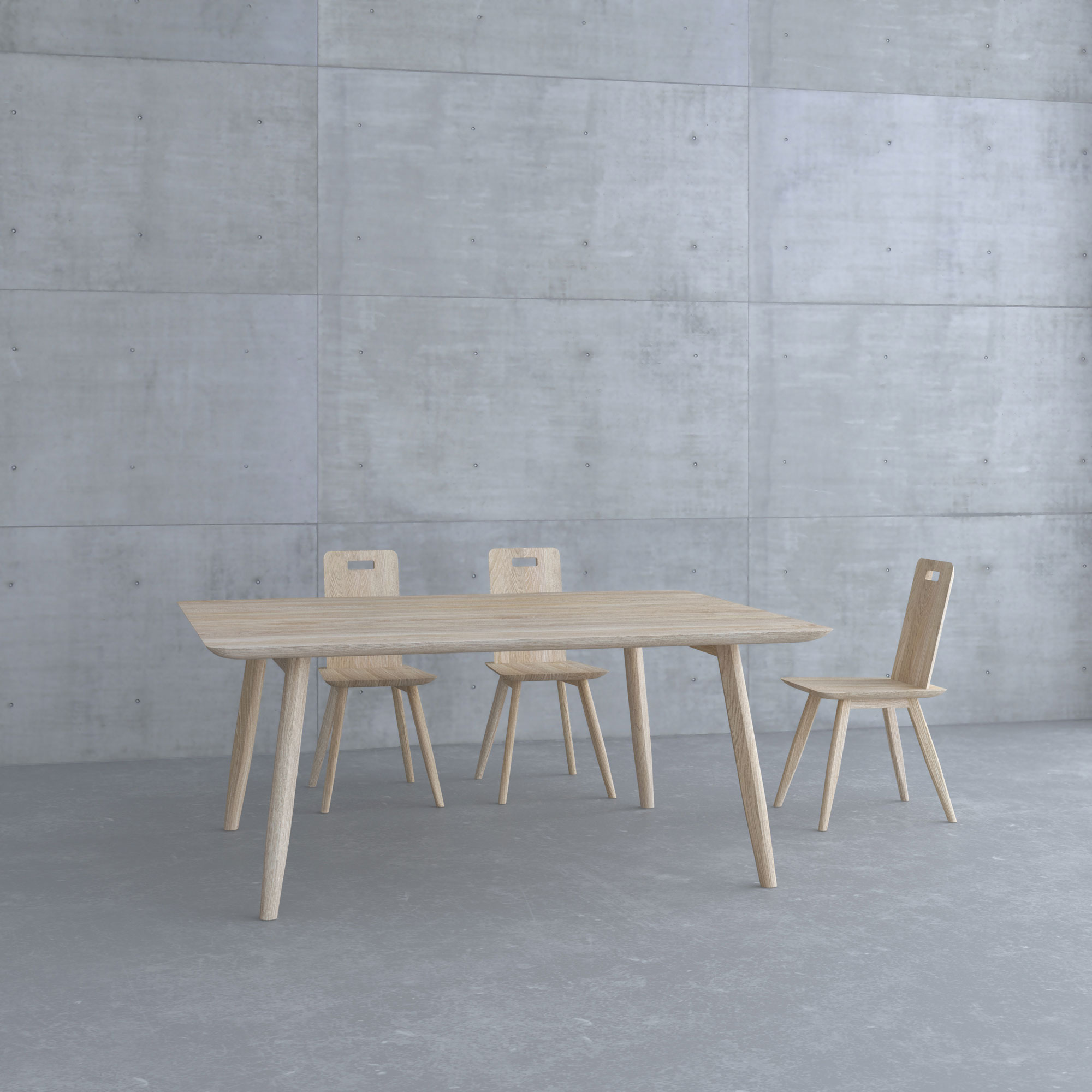 Designer Chair AETAS vitamin-design custom made in solid wood by vitamin design