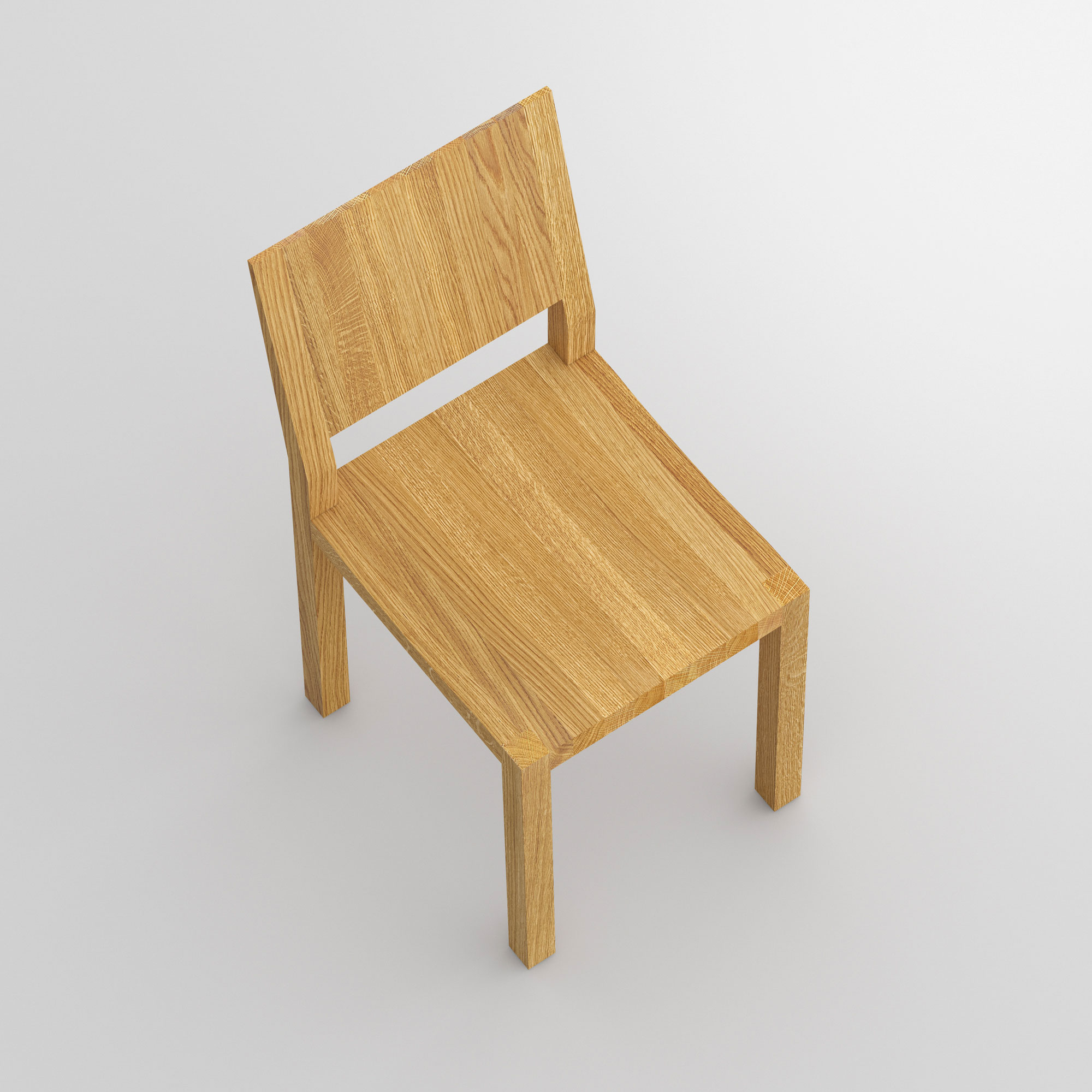 Solid Wood Chair TAU cam2 custom made in solid wood by vitamin design