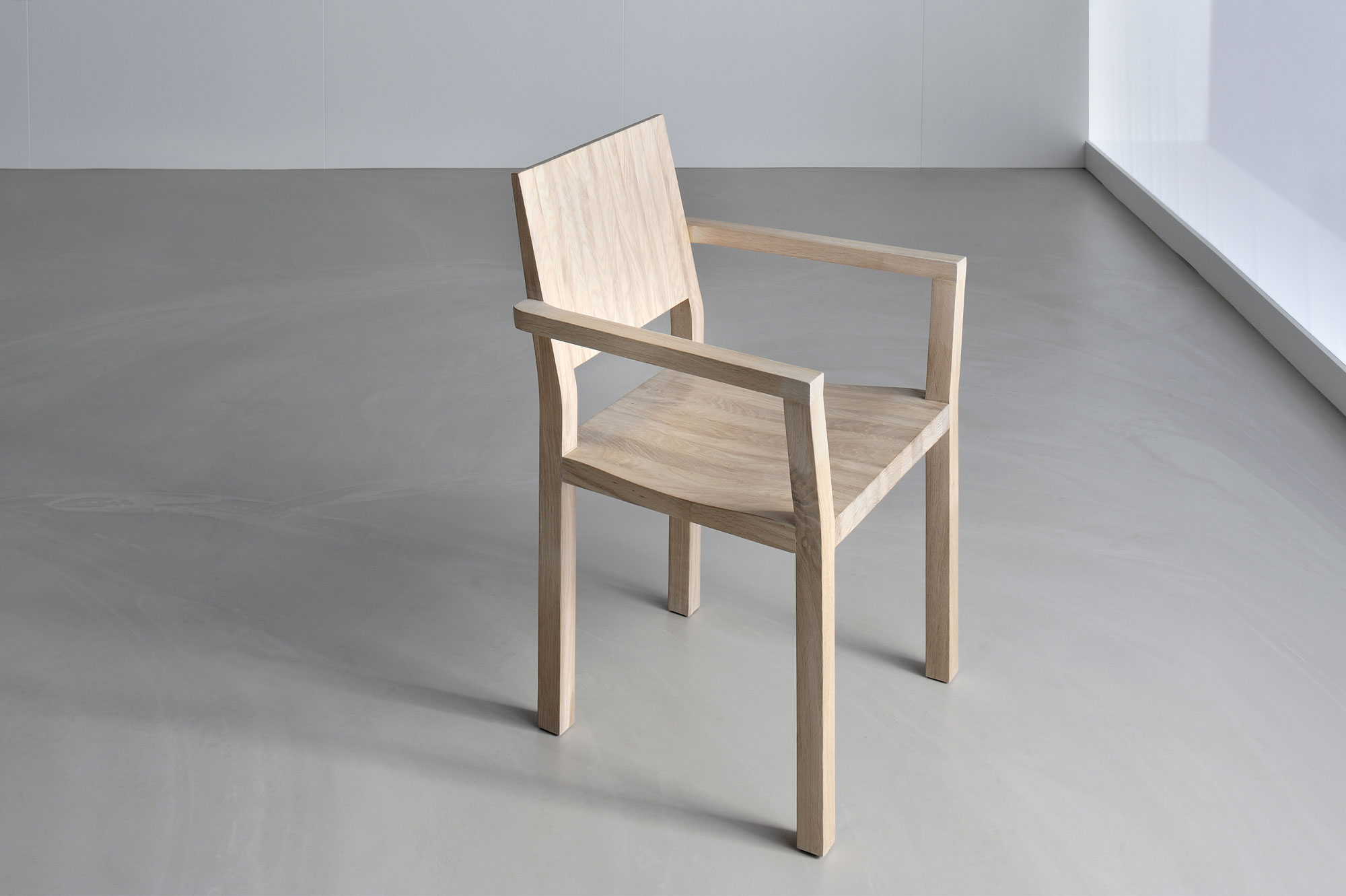 Solid Wood Armchair TAU-A 3343 custom made in solid wood by vitamin design