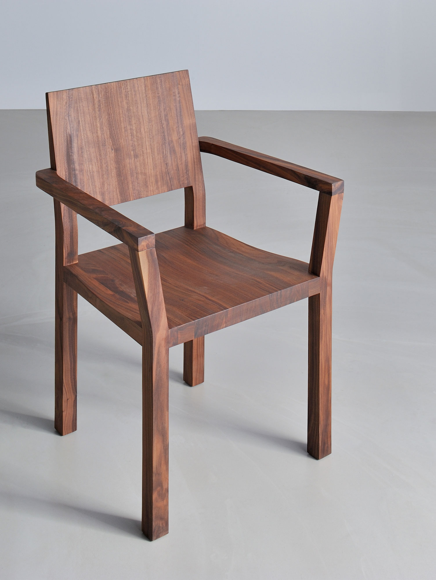 Solid Wood Armchair TAU-A 3330a custom made in solid wood by vitamin design
