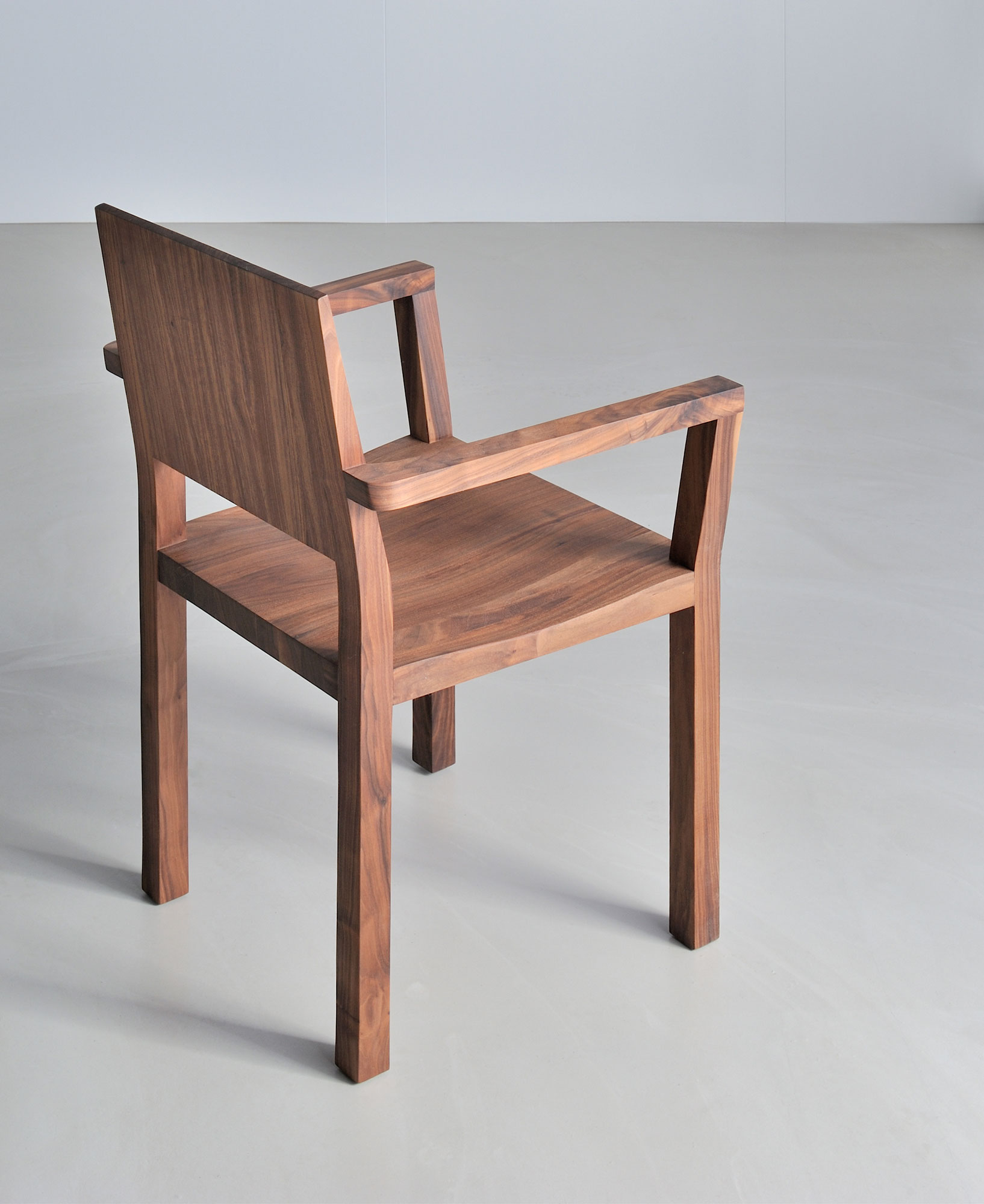 Solid Wood Armchair TAU-A 3335a custom made in solid wood by vitamin design