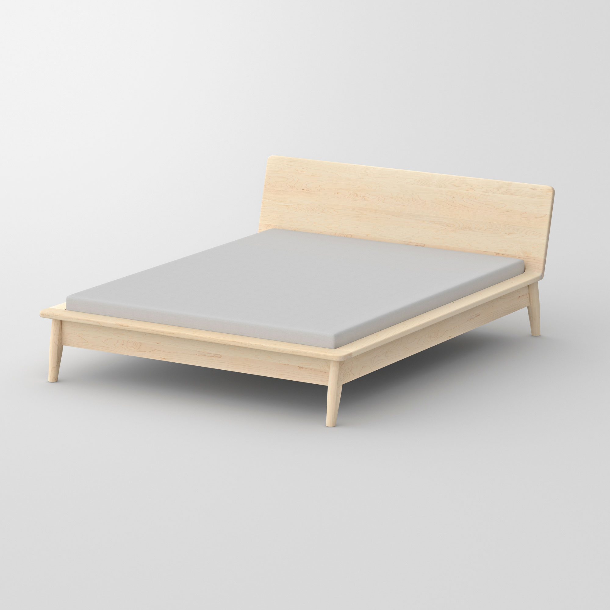 Designer Bed AETAS vitamin-design custom made in solid wood by vitamin design