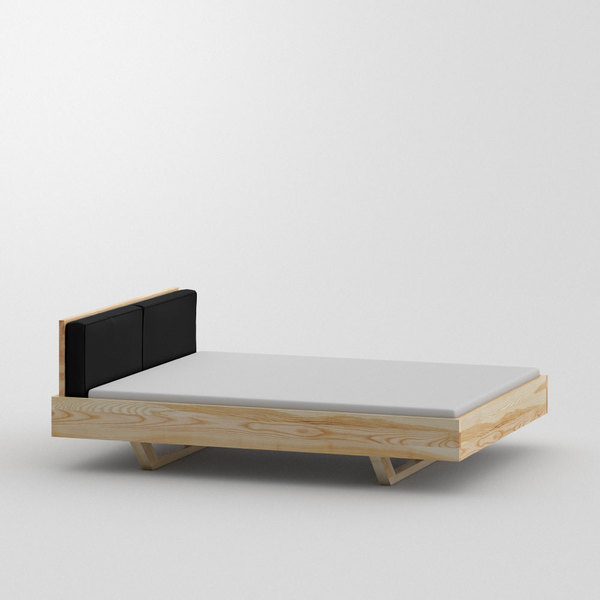 Wood Bed MEA cam1 custom made in Solid ash, oiled by vitamin design