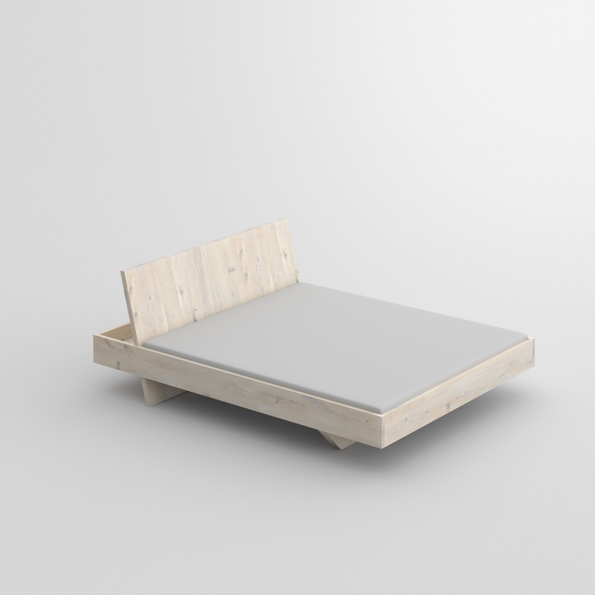 Design Solid Wood Bed SOMNIA cam2 custom made in solid wood by vitamin design