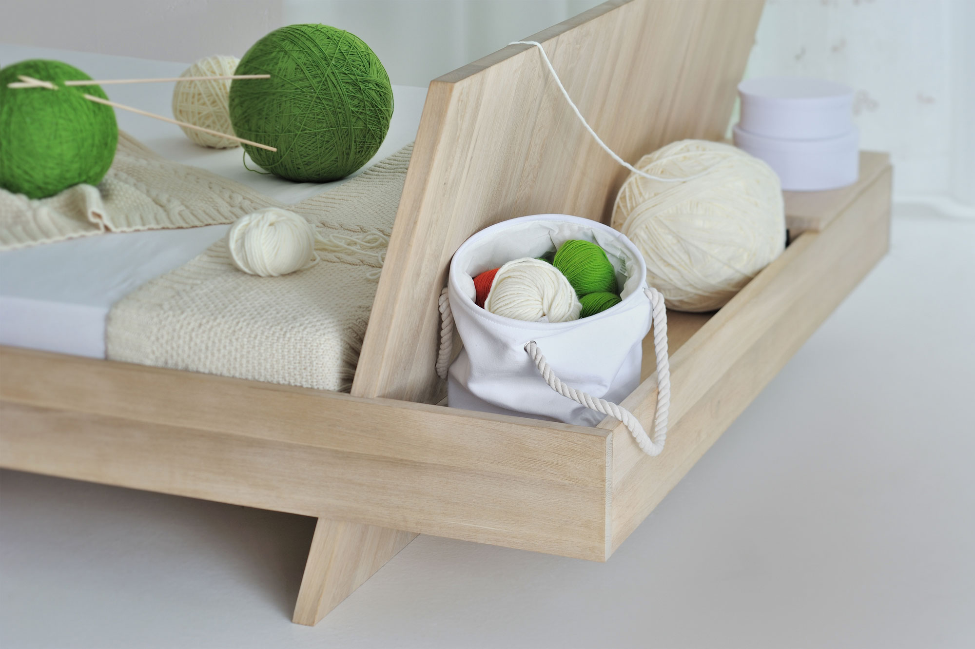 Design Solid Wood Bed SOMNIA 3583 custom made in solid wood by vitamin design