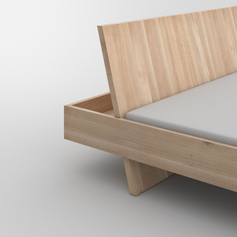 Solid Wood Bed Somnia Vitamin Design, Wood Bed Frame Design
