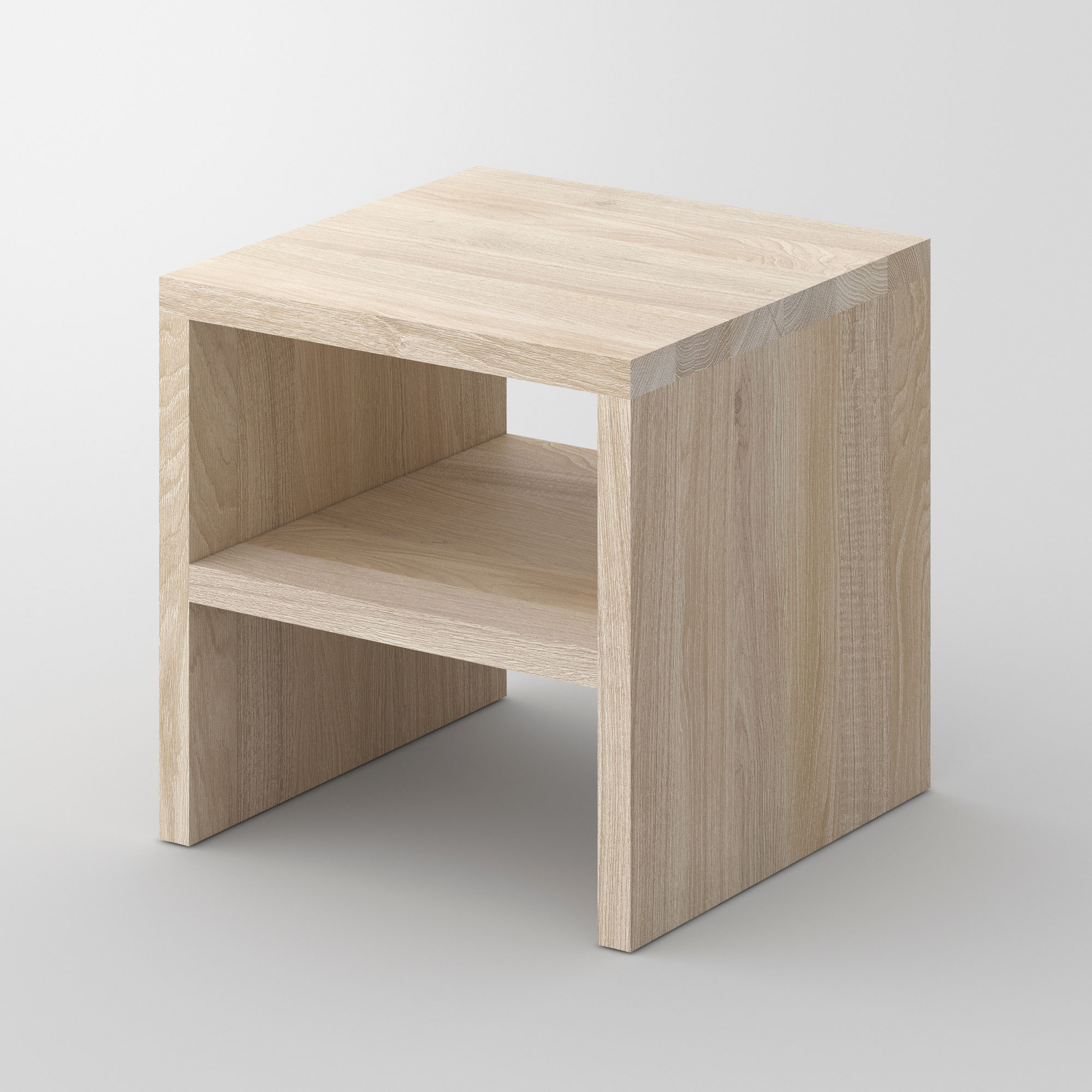 Tailor-Made Night Table MENA cam1 custom made in solid wood by vitamin design