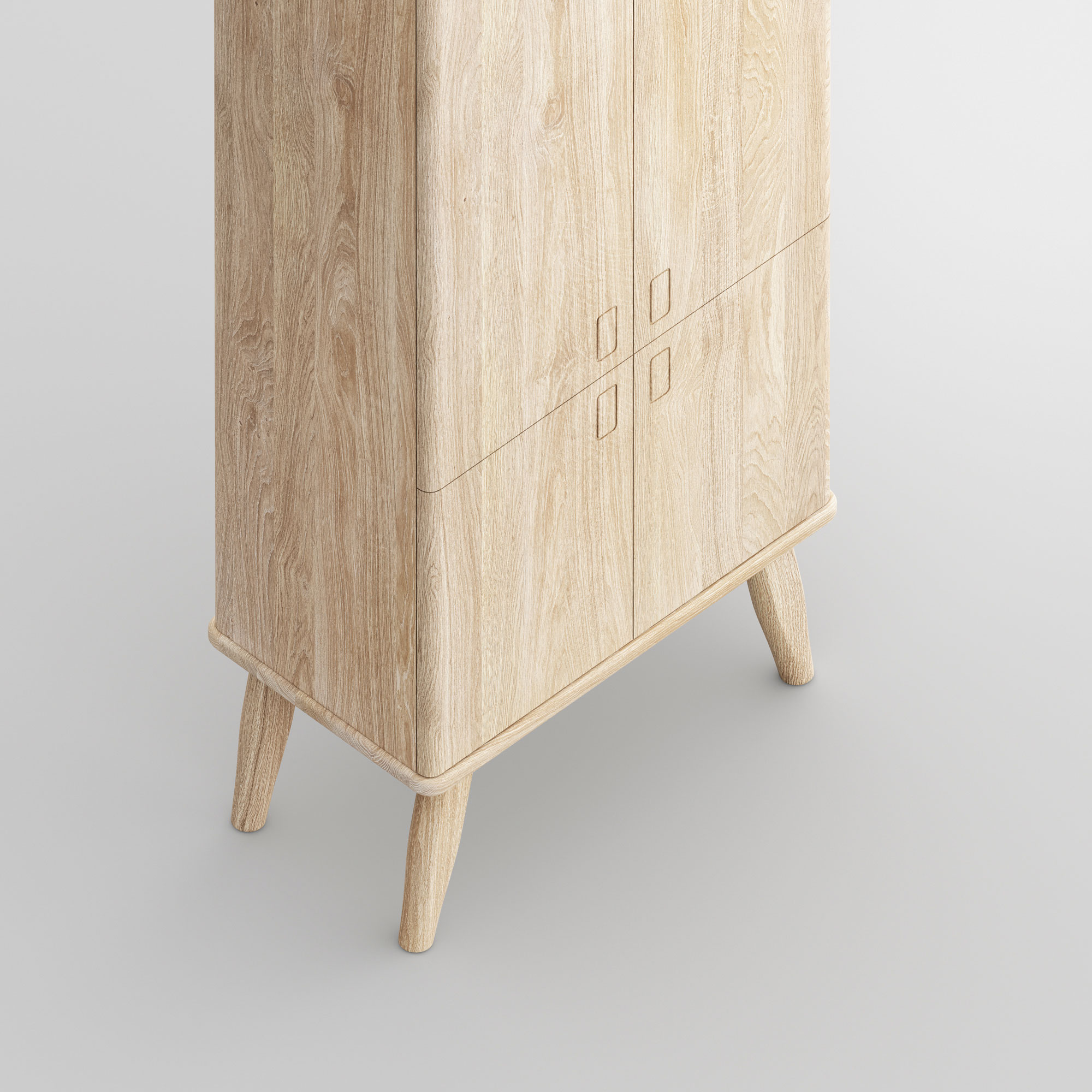Solid Wood Cupboard Sideboard AETAS SPACE vitamin-design custom made in solid wood by vitamin design