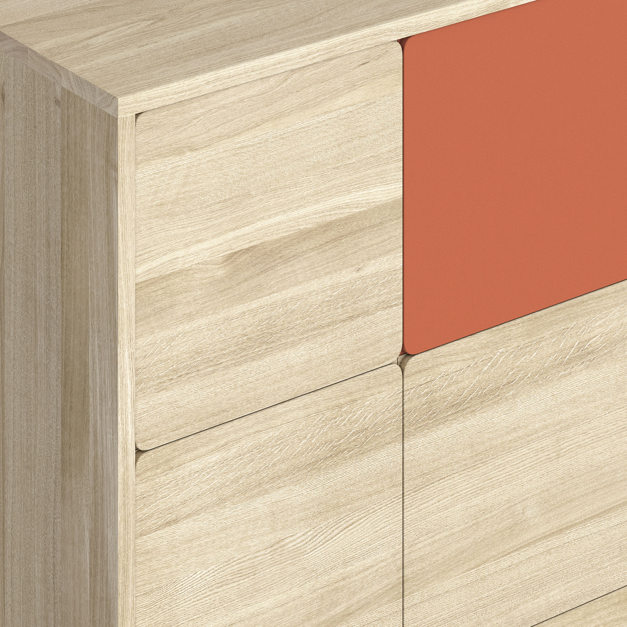 Wooden Sideboard CAVUS cam2 custom made in solid wood by vitamin design